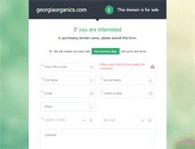 Tablet Screenshot of georgiaorganics.com